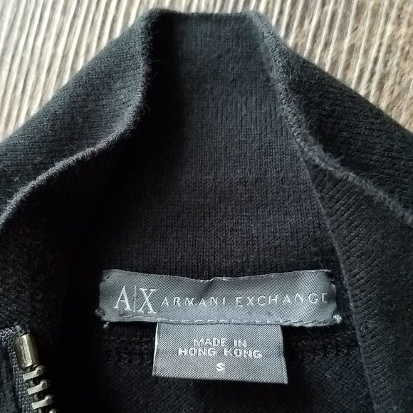 Armani Exchange AIX Women's Black Zip Up Size S - Picture 4 of 5
